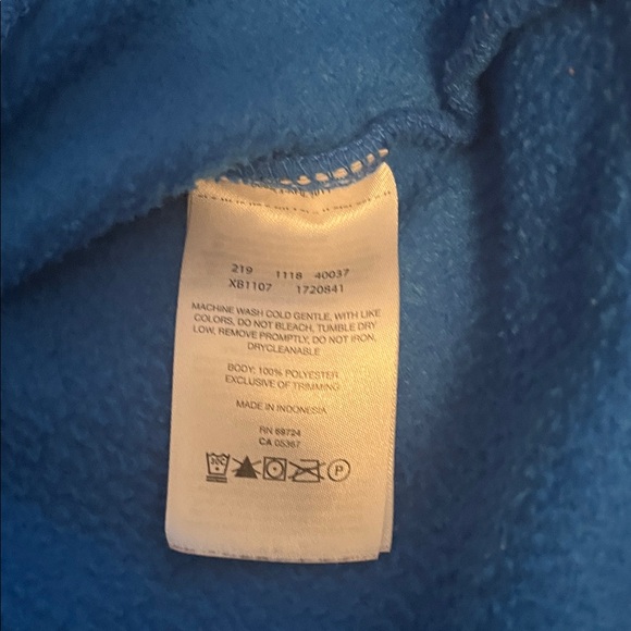Columbia Kids Vibrant Blue Fleece Jacket - Picture 5 of 6